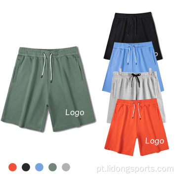Calções masculinas casuais de verão personalizado logotipo homens corredores calças rápidas esporte seco homens ginásio calça curta